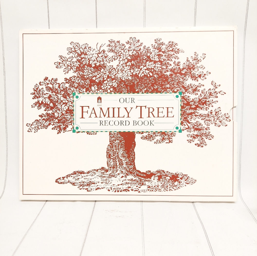 NWOT Our Family Tree Record Book W/Sleeve Jacket